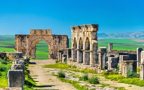 Volubilis during the Morocco 7 day itinerary
