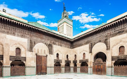 Bou Inania Madrasa in Fes during the 6 days in Morocco itinerary