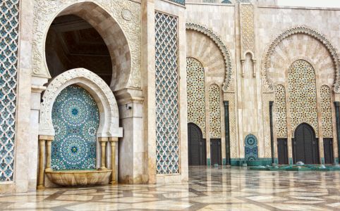 Hassan II Mosque during the Morocco 9 day itinerary