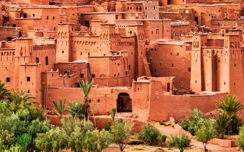 Ait Ben Haddou Kasbah during the Morocco travel itinerary 9 days