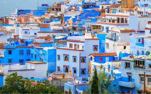 View of Chefchaouen during the Morocco 10 days itinerary
