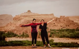 Discovering Ait Ben Haddou Kasbah during the Marrakech sahara tour 4 days
