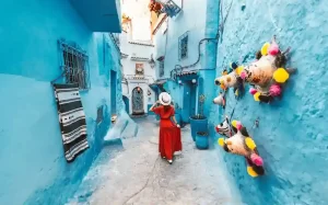 Chefchaouen during the 8 days tour from Casablanca